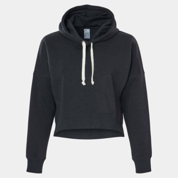 Women's Crop Hooded Sweatshirt Thumbnail