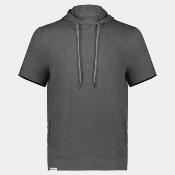 Youth Eco Revive™ Ventura Soft Knit Short Sleeve Hooded Sweatshirt Thumbnail