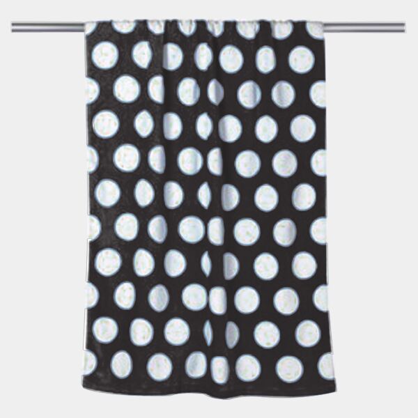 Polka Dot Velour Beach Towel Thumbnail