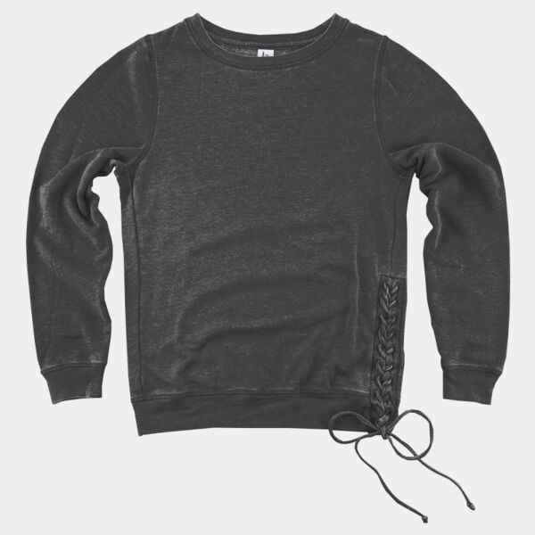 Women’s Enzyme-Washed Rally Crewneck Sweatshirt Thumbnail