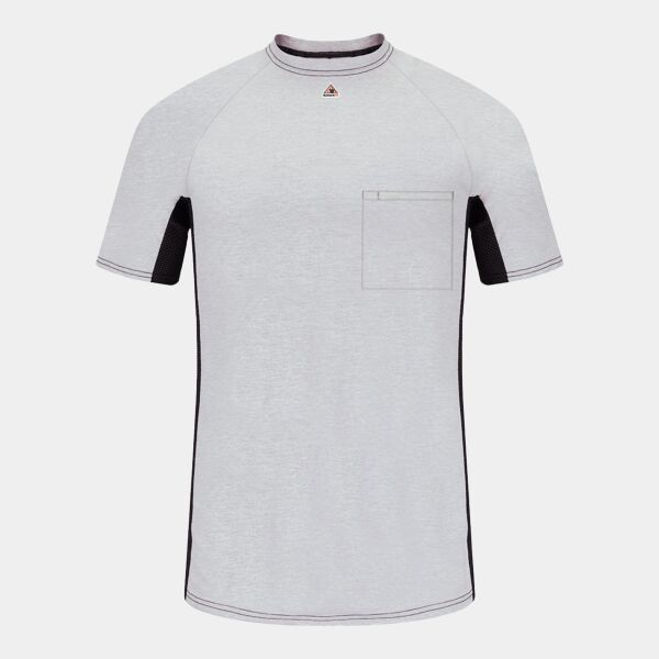 Men's FR Two-Tone Base Layer with Concealed Chest Pocket- EXCEL FR Thumbnail
