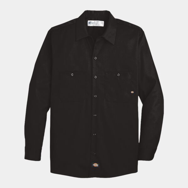Men's Industrial Cotton Long Sleeve Work Shirt Thumbnail