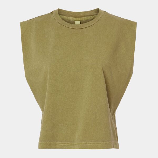 Garment-Dyed Women's Heavyweight Muscle Tee Thumbnail